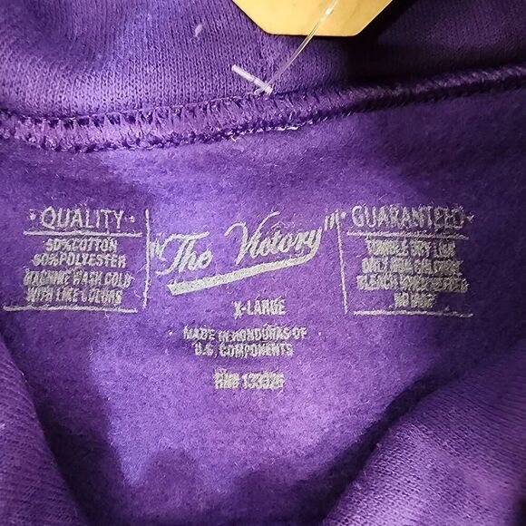 LSU Tigers The Victory Pullover Hoodie Purple Size XL Unisex - Picture 6 of 8
